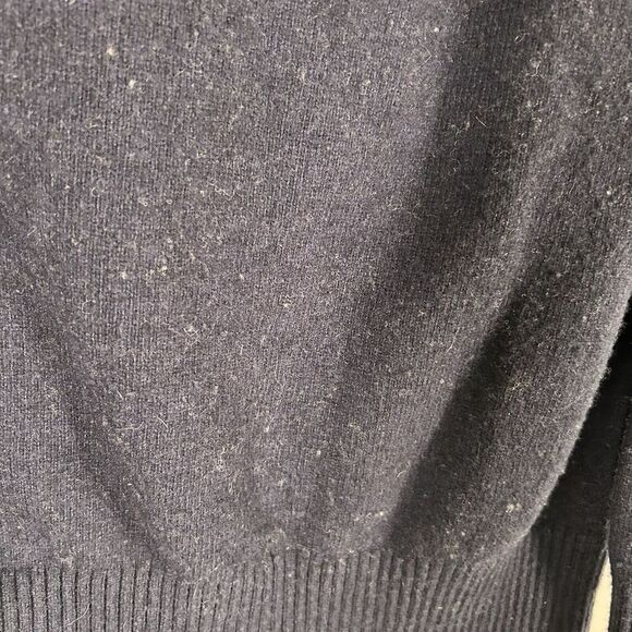 J. Crew Lambs Wool Blend Sweater Women's Medium Blue Knit Crew Neck Pullover - Picture 4 of 9